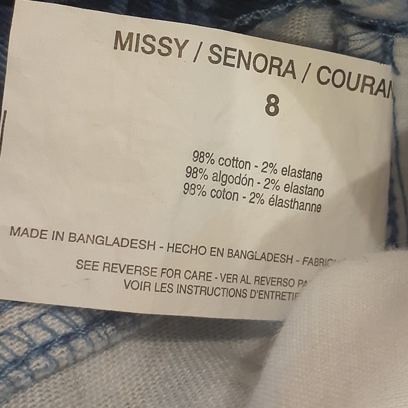 4 for $25- NWT Gloria Vanderbilt Capris, Size 8 - Picture 11 of 11